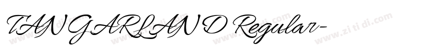 TANGARLAND Regular字体转换